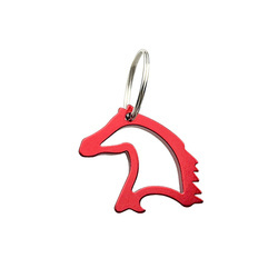 Key ring York with opener Horse head
