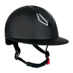 Riding hat York Amethyst Shiny Black