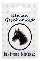 Lapel Pin HR horse head black
