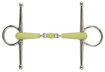 Wędzidło York smak. z wąs. podw. łam 18 mm 13,5 cm