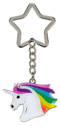 Keyring Unicorn Head