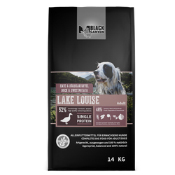 Lake Louise dry dog food Duck & Sweet potato 14 kg