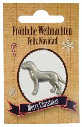 Lapel Pin HR Christmas Dog