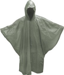 Poncho York z kapturem zielone